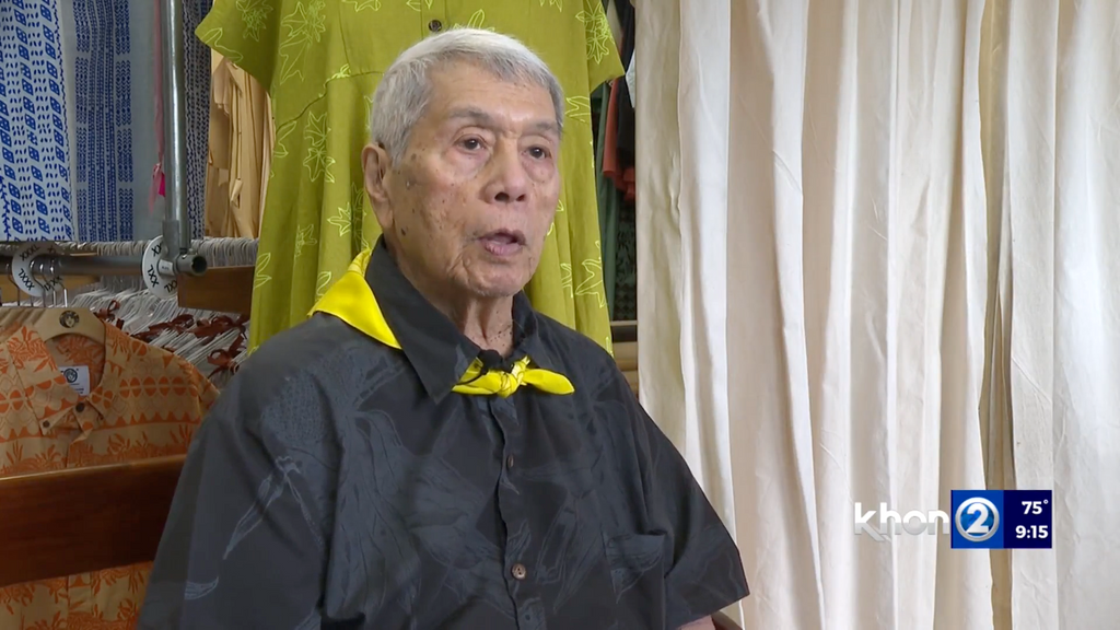 KHON2 Business Matters Features Nakeʻu Awai As The Grandfather of Hawaiian Fashion